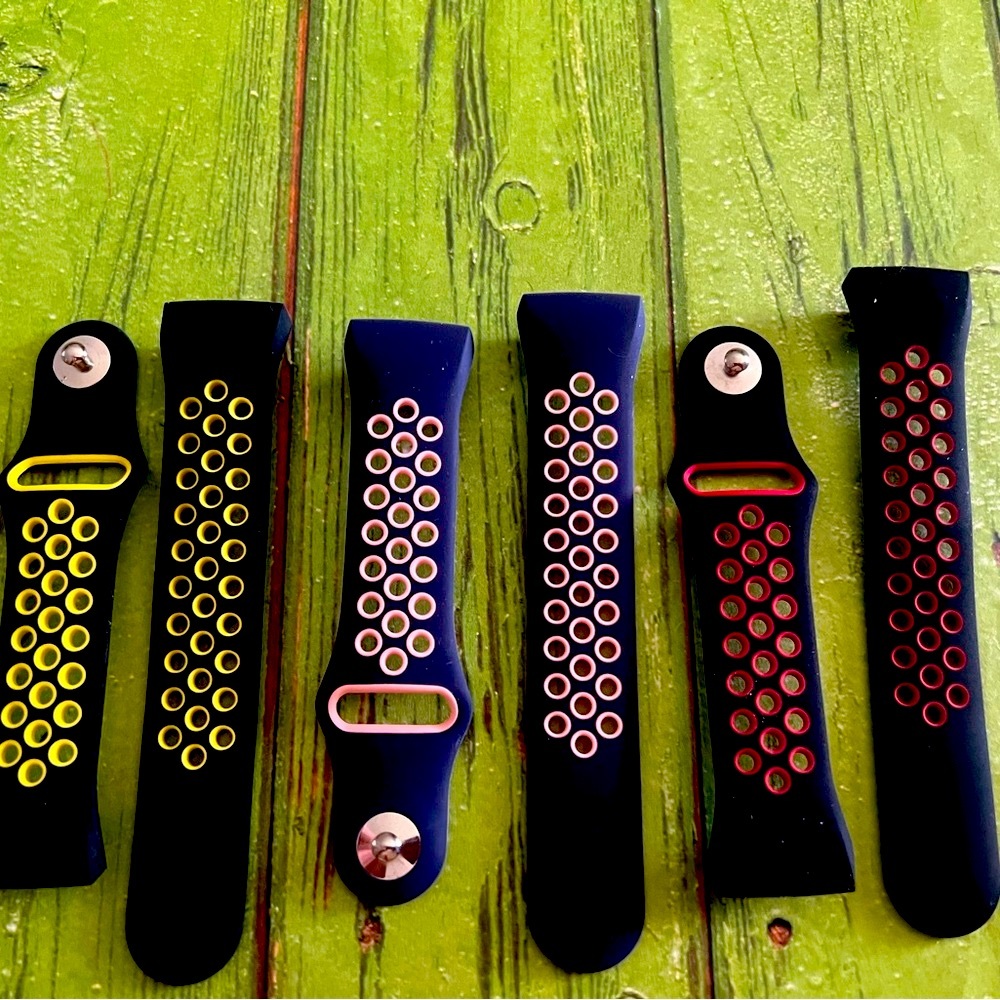 New 3 pack Charge 3/4 Sport Silicone Bands